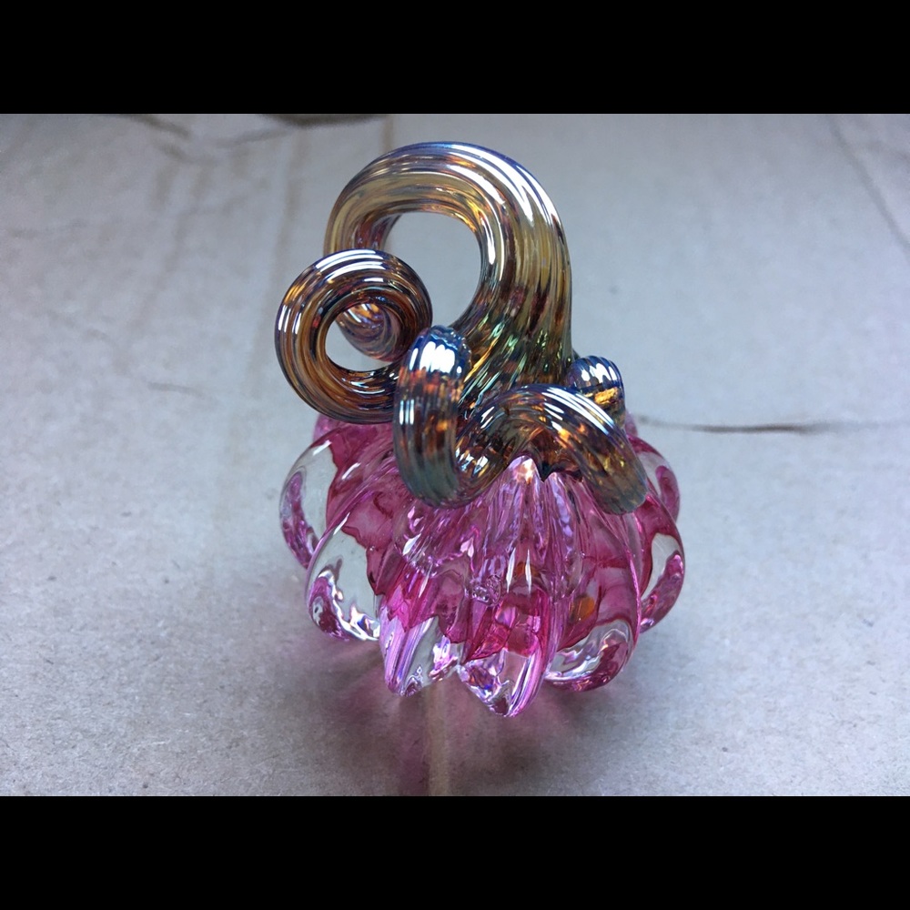 Glass pumpkin